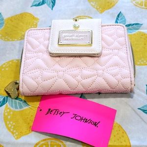 NWT Betsy Johnson Pink bow wallet